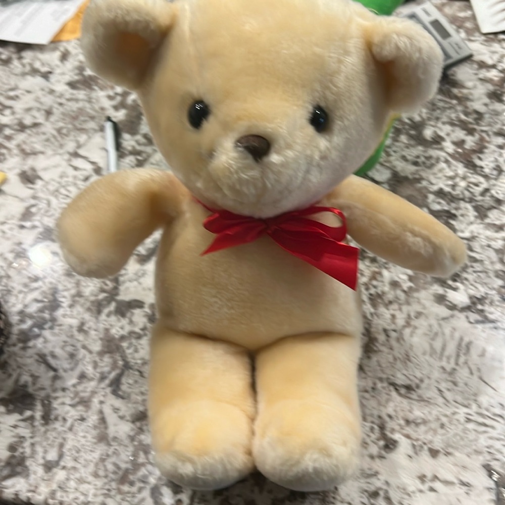 Old school vintage retro style teddy bear 1986 chase int’L INC.